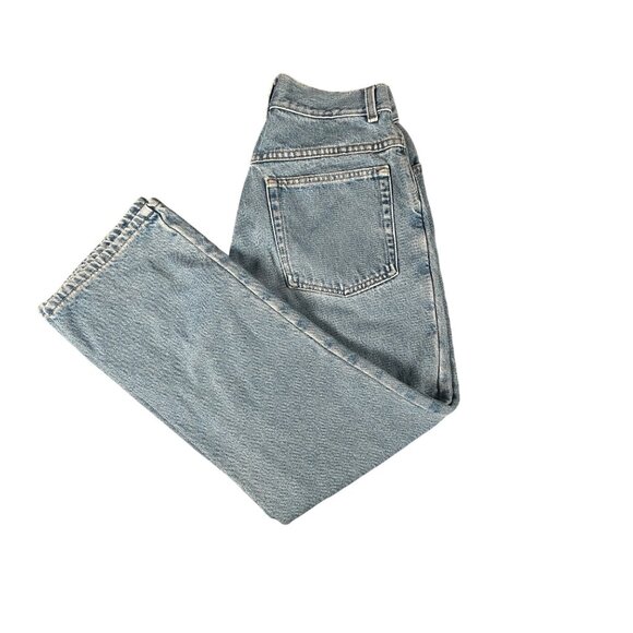 L.L. Bean Womens Medium Original Fit Jeans Flannel Lined Blue Comfortable Warm - Picture 1 of 12